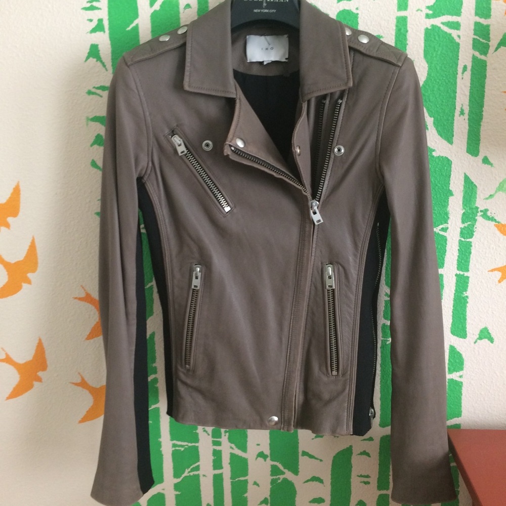 IRO Vikaspe Lambskin Leather Jacket